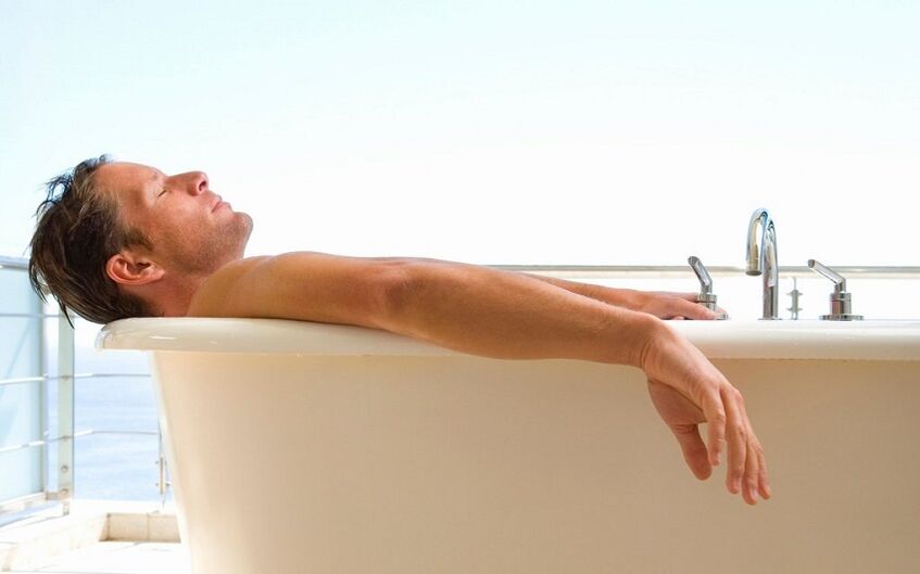 banho quente para prostatite em homens