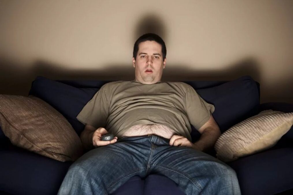 Um estilo de vida sedentário é a causa do desenvolvimento de prostatite
